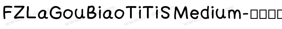 FZLaGouBiaoTiTiS Medium字体转换